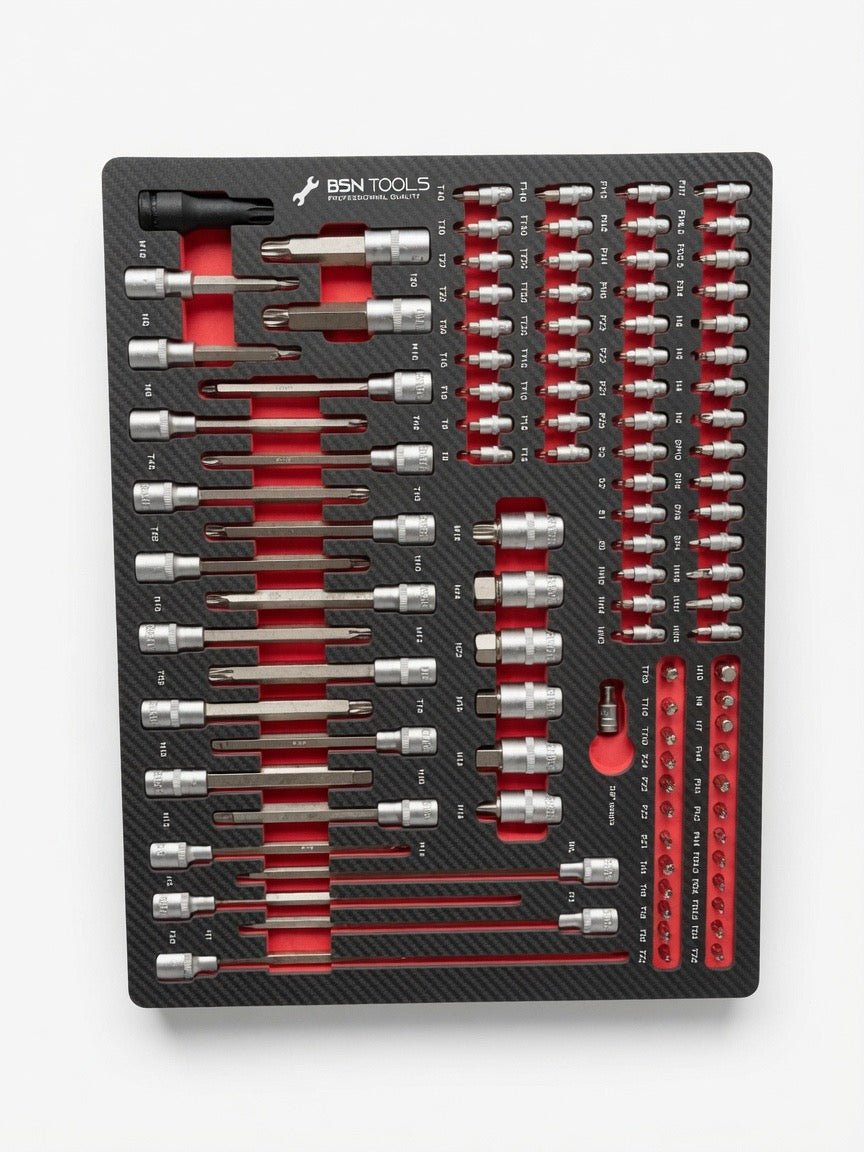 Servante d'atelier 7 tiroirs finition métal garnie 262 outils AUTOFORGE — vue 5