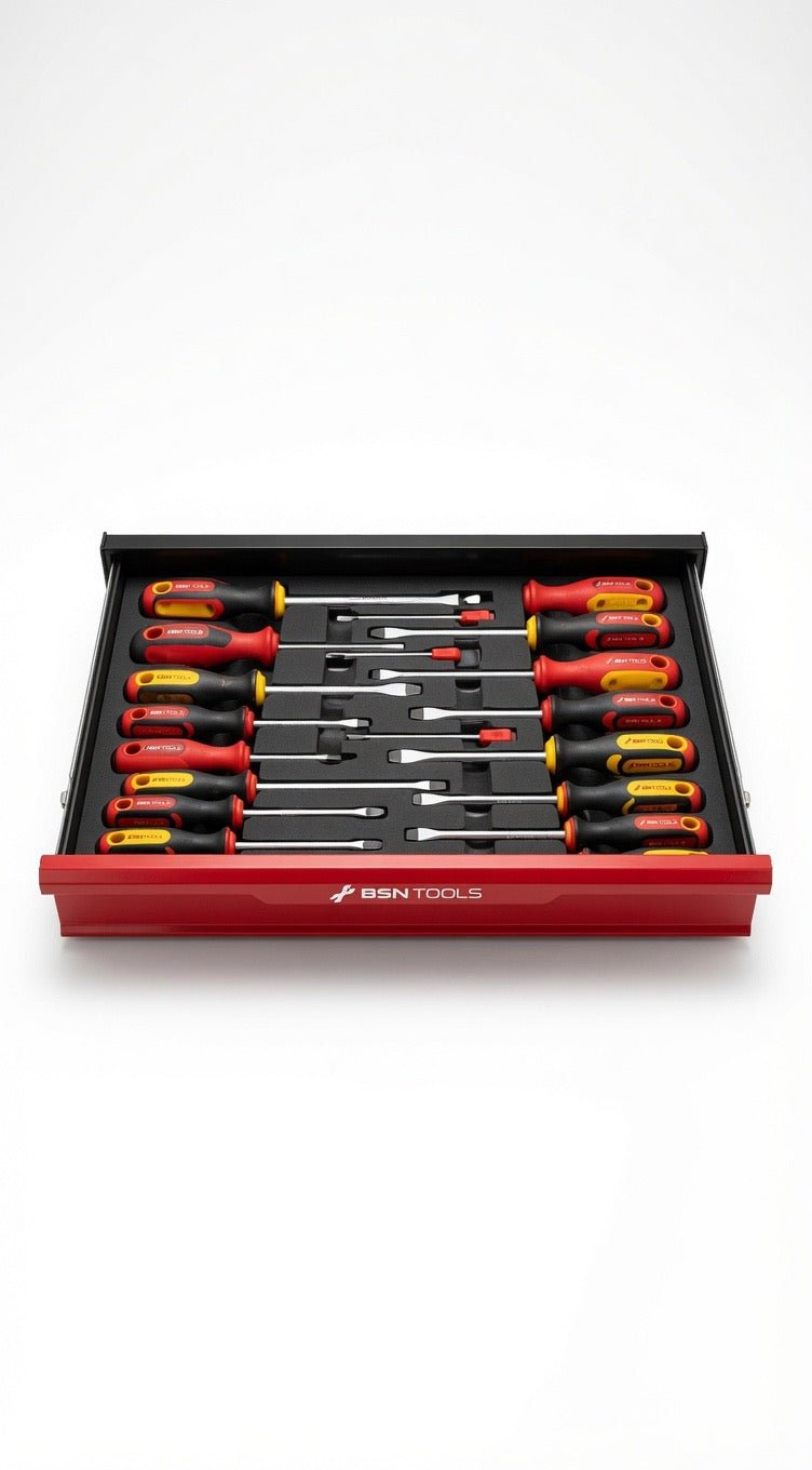 Servante d'atelier pro 11 tiroirs garnis 359 outils AUTOFORGE — vue 13