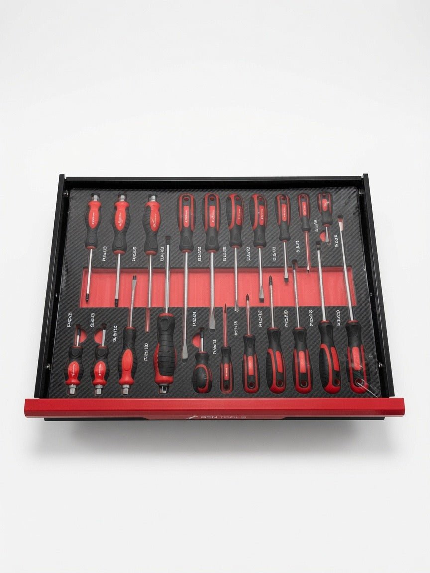 Servante d'atelier pro 11 tiroirs garnis 359 outils AUTOFORGE — vue 17