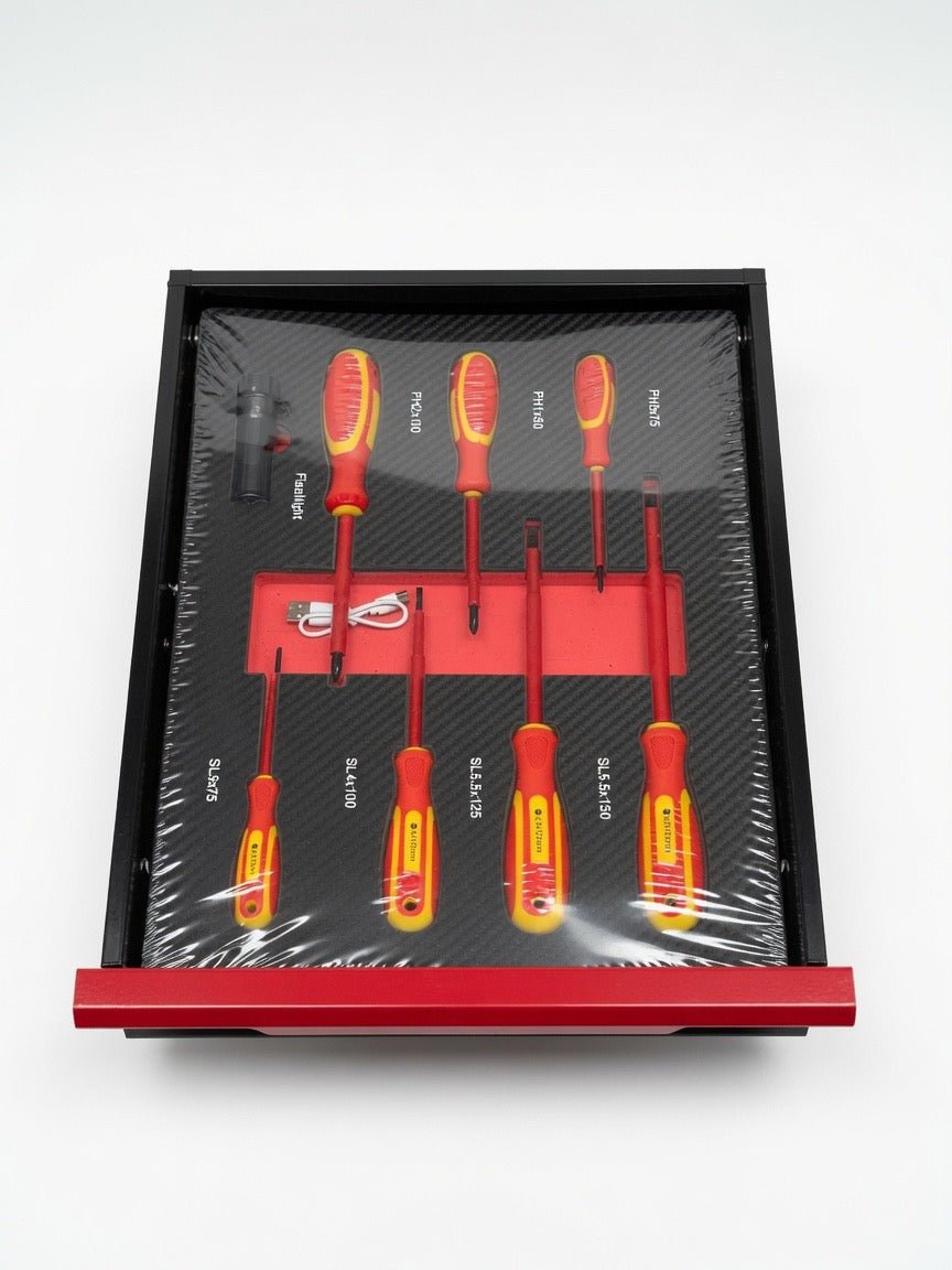 Servante d'atelier pro 11 tiroirs garnis 359 outils AUTOFORGE — vue 10