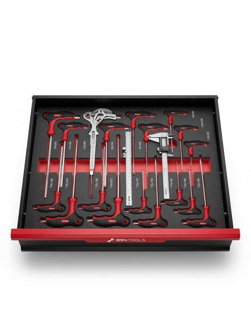Servante d'atelier pro 11 tiroirs garnis 359 outils AUTOFORGE — vue 7