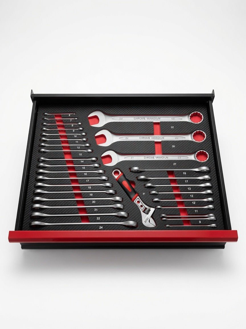 Servante d'atelier pro 11 tiroirs garnis 359 outils AUTOFORGE — vue 6