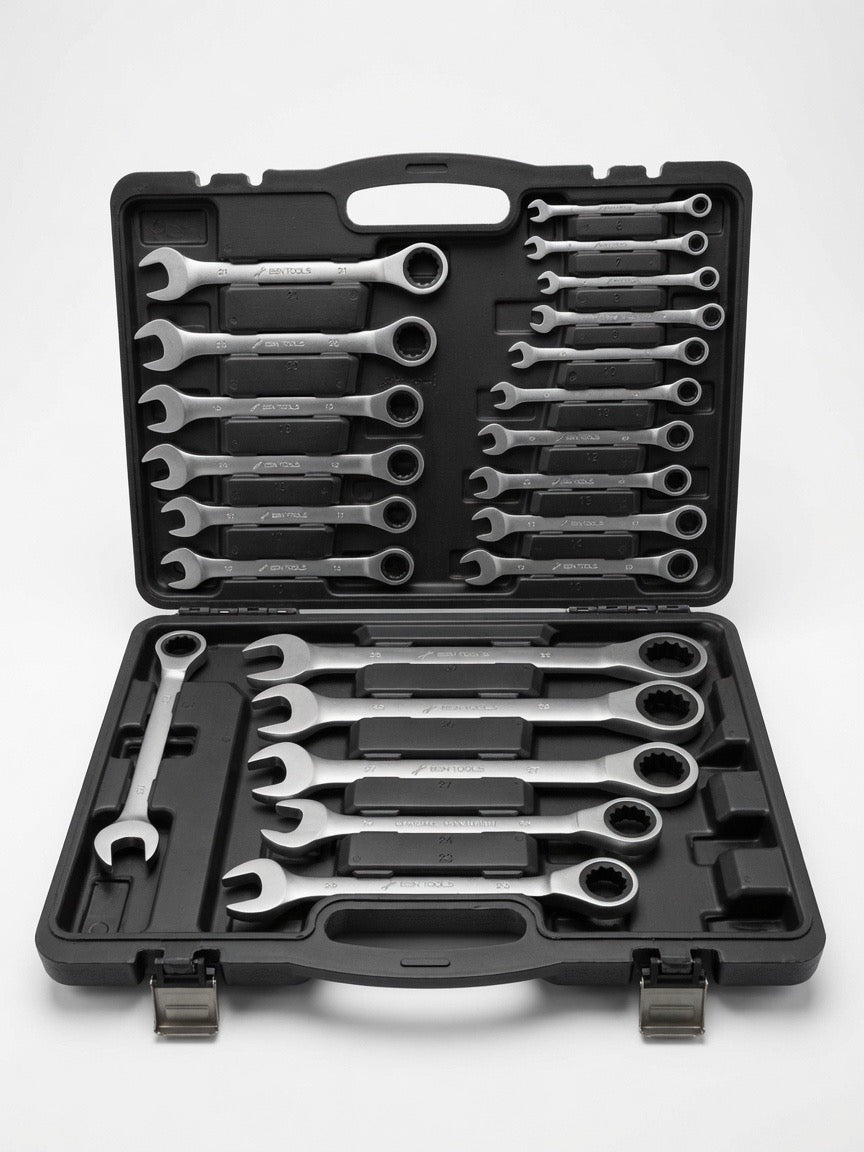 Jeu de 22 clés mixtes 6 à 32 mm AUTOFORGE en chrome vanadium