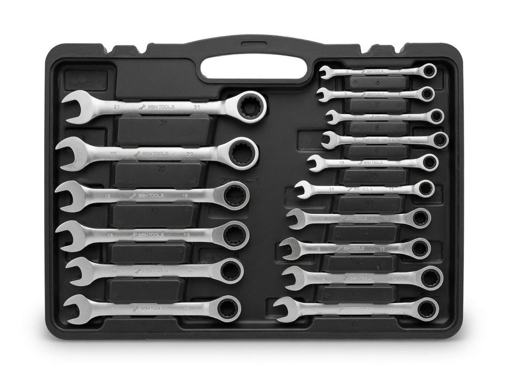 Jeu de 22 clés mixtes 6 à 32 mm AUTOFORGE en chrome vanadium — vue 2
